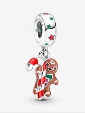 Authentic Pandora Gingerbread Man Dangle Charm